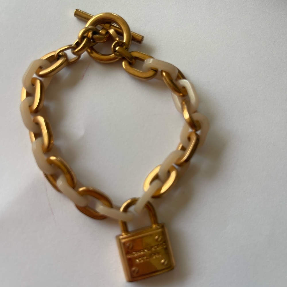 Michael Kors Rose gold tone padlock bracelet. - Picture 2 of 3